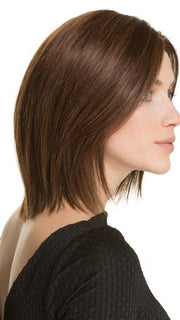 Monofilament Top- Hand-knotted to create the appearance of natural hair growth where the hair is parted