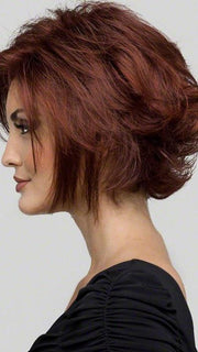Flipped point cut layers and feathered ends that gives this signature bob wig a modern makeover