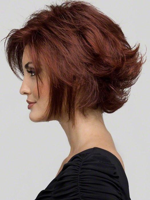 Flipped point cut layers and feathered ends that gives this signature bob wig a modern makeover