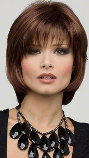 HALEY by Envy in color CINNAMON RAISIN | Medium brown with auburn lo-lights and cinnamon highlights