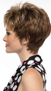 Short on length but generous on volume | Color: Chocolate Caramel