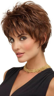 Kitana by Envy: 100% Hand-tied and Monofilament Top | Color Cinnamon Raisin
