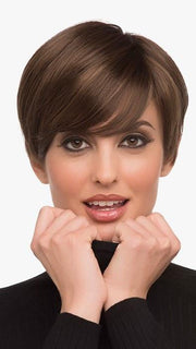 Kris by Envy is timeless yet modern featuring subtle asymmetry | Color: Medium Brown