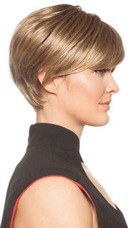 Wear the fringe forward or tuck it behind the ear | Color: Frosted