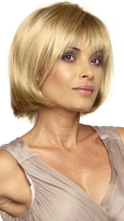 SCARLETT PETITE by Envy in GOLDEN NUTMEG | Medium Brown roots with overall Warm Cinnamon base and Golden Blonde highlights