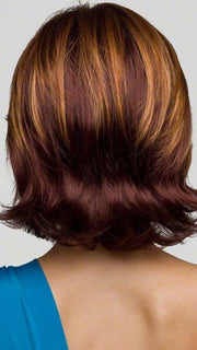 Envy Taylor Wig : Back View | Color : CINNAMON RAISIN