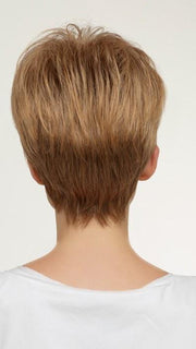 SPARKLING CHAMPAGNE | Medium Brown roots with overall Strawberry Blonde base and soft Golden Blonde highlights
