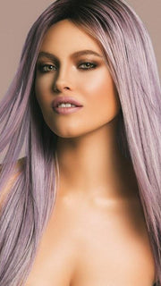 To enhance your look: Flat iron it super straight.