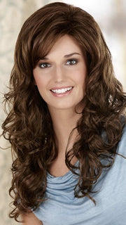 Color 12AH = GOLDEN BROWN / LIGHT AUBURN HIGHLIGHTS | Delilah by Henry Margu