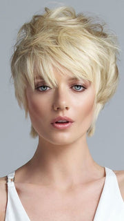 Color 160 = Platinum Blonde | Short Top Extension by Tabatha Coffey