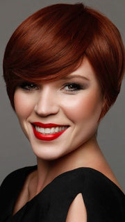 Color 134 = Bright Auburn | Short Bob by Tabatha Coffey