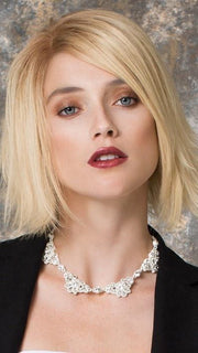 GLOSS by Ellen Wille in LIGHT CHAMPAGNE ROOTED | Pearl Platinum and Light Golden Blonde Blend with Medium Brown Roots