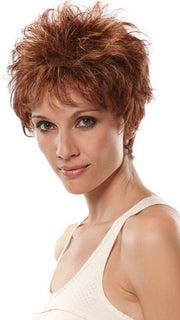 Halle by Jon Renau | Color: 27MBF Apple Pie (Dk Strawberry Blonde w/ Med Red Nape)