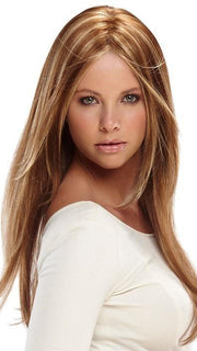 Jon Renau ZARA in FS26/31 CARAMEL SYRUP | Medium Red Gold Brown and Light Gold Blonde Blend with Light Gold Blonde Bold Highlights