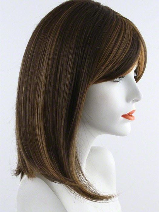 6F27 | CARAMEL RIBBON | Dark Brown with Light Red-Gold Blonde Highlights and Tips
