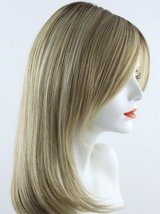 12FS8  | Light Gold Brown, Light Natural Gold Blonde and Pale Natural Gold-Blonde Blend, Shaded with Medium Brown