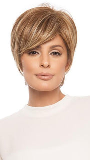 The longer bang can be worn to the side or you can have it cut | Color: FS26/31