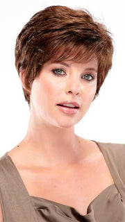 BREE PETITE by Jon Renau in 6/33 RASPBERRY TWIST | Medium Chestnut Brown (6) blended with Auburn (33)