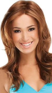 ADRIANA by Jon Renau in 4/27/30 GERMAN CHOCOLATE | Dark Brown, Strawberry Blonde and Golden Red Blend