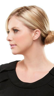 Once in, you can put your hair in a pony or bun