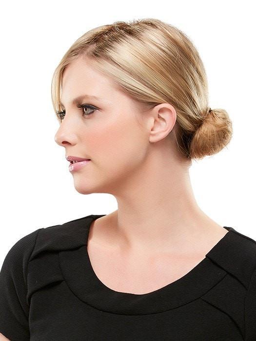 Once in, you can put your hair in a pony or bun