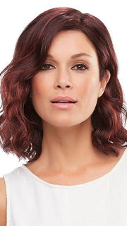 SCARLETT By Jon Renau in FS2V/31V CHOCOLATE CHERRY | Black/Brown Violet, Medium Red/Violet Blend with Red/Violet Bold Highlights