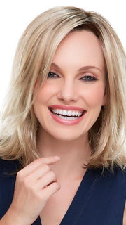 The SmartLace™ Front extends temple to temple and each hair is hand tied one by one to mimic a natural hairline