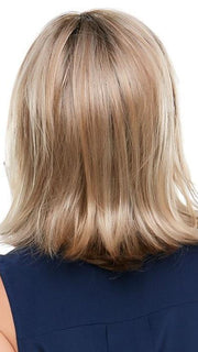 Even neckline with layers that have a slight flip 