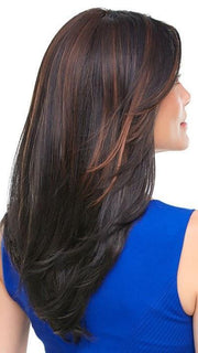 The monofilament top is hand-tied and creates multi-directional parting while still providing the appearance of natural hair growth