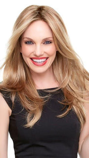 ALESSANDRA by Jon Renau in 14/26S10 SHADED PRALINES N CREAM | Light Gold Blonde and Medium Red-Gold Blonde Blend, Shaded with Light Brown