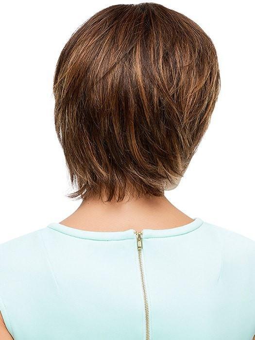 Tapered neckline | Color: 6F27 Brown with Light Red-Golden Blonde and Red Golden Blend