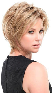 KALEY by Jon Renau in 14/26S10 | Light Gold Blonde and Medium Red-Gold Blonde Blend, Shaded with Light Brown