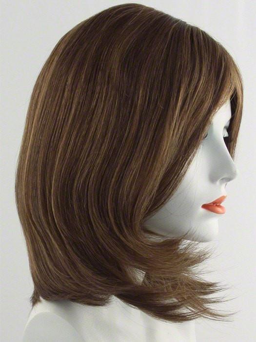 6F27 CARAMEL RIBBON  | Dark Brown with Light Red-Gold Blonde Highlights and Tips
