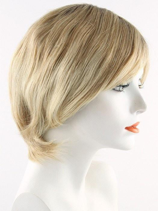 27T613S8  | Medium Natural Red-Gold Blonde and Pale Natural Gold Blonde Blend and Tipped, Shaded with Medium Brown