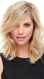 EASIPART HUMAN HAIR 12" EXCLUSIVE COLORS in 12FS8 SHADED PRALINE | Light Gold Brown, Light Natural Gold Blonde and Pale Natural Gold-Blonde Blend, Shaded with Medium Brown