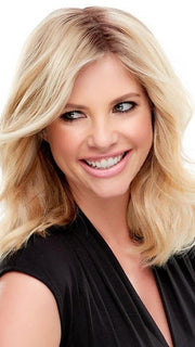 EASIPART HH XL 12" by easihair in 12FS8 SHADED PRALINE | Light Gold Brown, Light Natural Gold Blonde and Pale Natural Gold-Blonde Blend, Shaded with Medium Brown