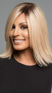 PLF008HM by Louis Ferre in SUNSHINE GOLD (This piece has been styled and straightened)
