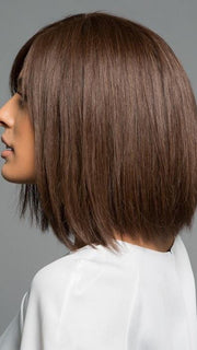 Washed and flat ironed straight for the photo | Dark Chocolate