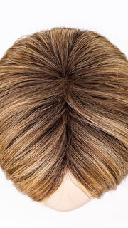 LIGHT BERNSTEIN ROOTED 12.26.27 | Lightest Brown, Light Golden Blonde and Dark Strawberry Blonde Blend with Dark Shaded Roots