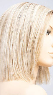 PEARL-BLONDE-ROOTED 101.24.20 | Pearl Platinum, Lightest Ash Blonde and Light Strawberry Blonde Blend with Dark Shaded Roots