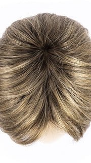 SAND SHADED 16.22.14 | Medium/Light Neutral Blonde blend with Medium Ash Blonde and Shaded Roots