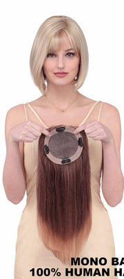 Toppiece 4002 by Louis Ferre | HH Hair Topper with Monofilament Base