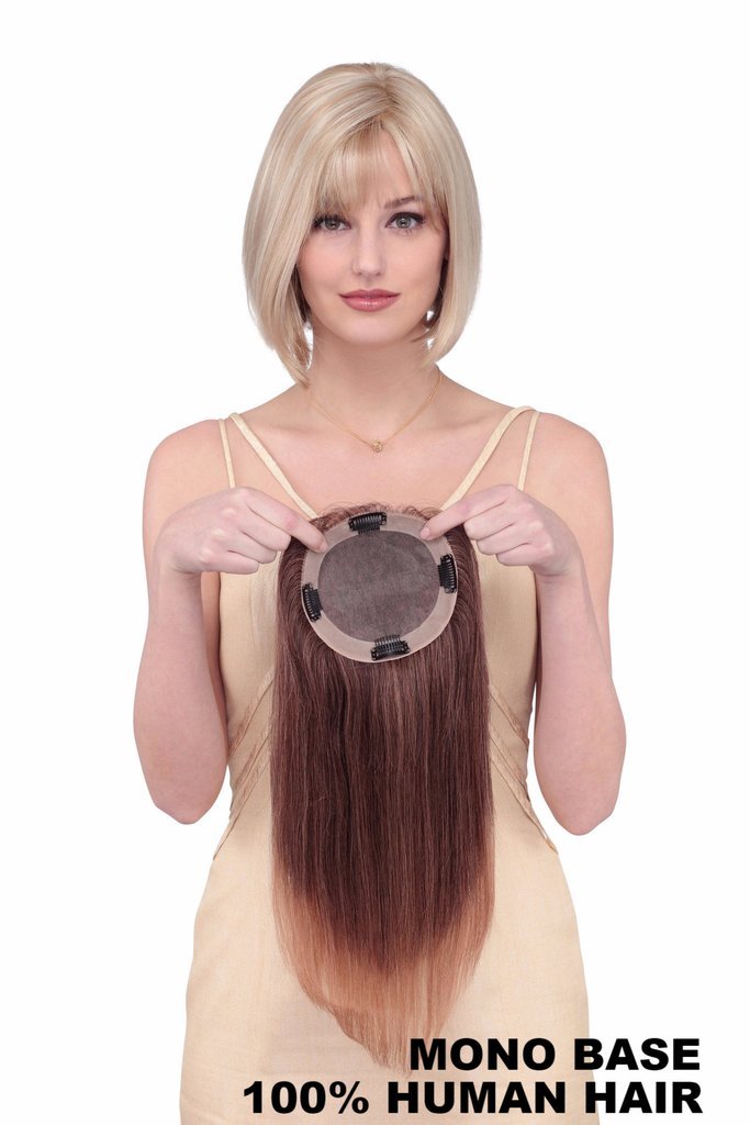 Toppiece 4002 by Louis Ferre | HH Hair Topper with Monofilament Base