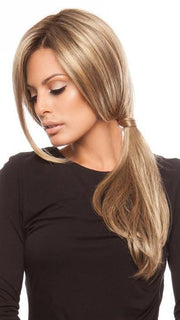 Jon Renau Zara | Styled in a low ponytail!