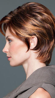 Soft fringe around the face provides coverage | Color: GL29-31