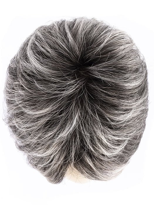 DARK GREY SHADED 51.44.39 | Black/Dark Brown, Darkest Brown, and Lightest Brown with Grey Blend and Shaded Roots