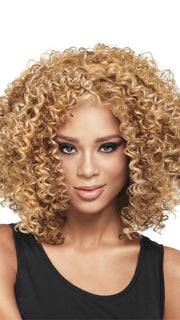 Color F2016 = Medium Dark Brown, Medium and Light Auburn | Curl-Intense by Sherri Shepherd