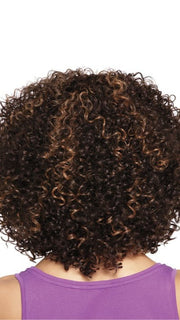 Color FS4/27 = Medium Dark Brown & Light Auburn | Curl-Intense by Sherri ShepherdColor FS4/27 = Medium Dark Brown & Light Auburn