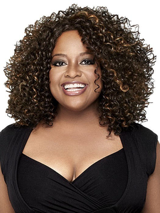 Color FS4/27 = Medium Dark Brown & Light Auburn | Curl-Intense by Sherri Shepherd