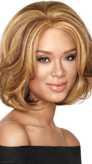 Color F2016 = Medium Dark Brown, Medium and Light Auburn | Big-Wave Bob by Sherri Shepherd - NOW | 25% OFF - WigOutlet.com